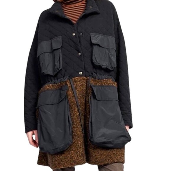 ALEMBIKA URBAN Jacket Supply Honey Black Size M(US 12-14) New With Tags - Picture 1 of 11